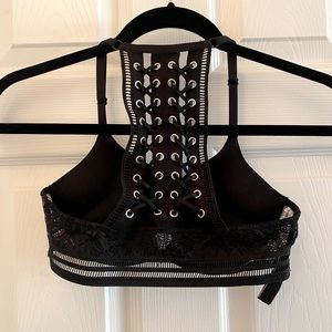 Sexy Grommets & Lace Up Victoria’s Secret Push Up